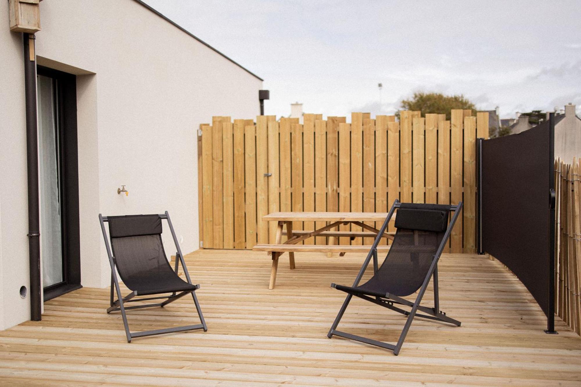 Men Louet E - Gite De Bord De Mer Ploudalmézeau Exterior foto