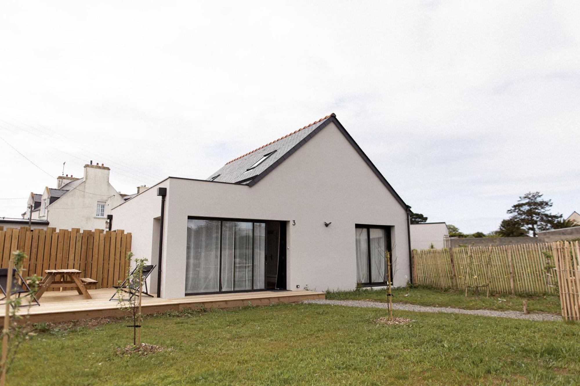 Men Louet E - Gite De Bord De Mer Ploudalmézeau Exterior foto
